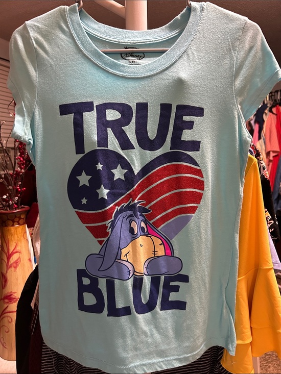 Disney Tops - Disney Light Blue Eeyore 'True Blue' Graphic Tee Size S